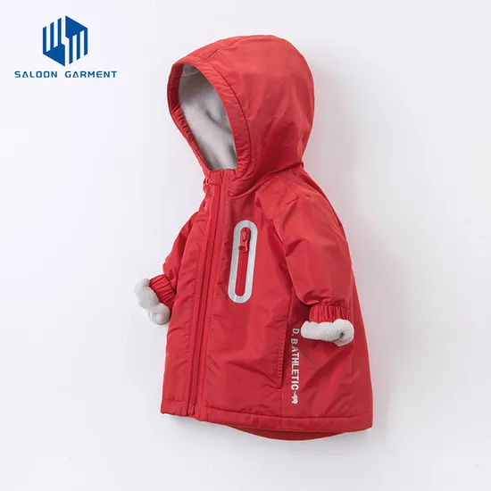 Wholesale Customized Children's Fleece Coat Fashion Warm Kids Padded Jackets