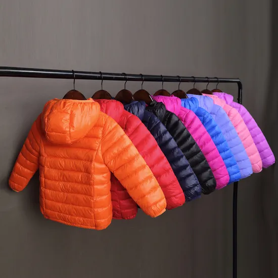 Custom Kids Clothes Winter Quilt Jacket Kids Padding Jacket