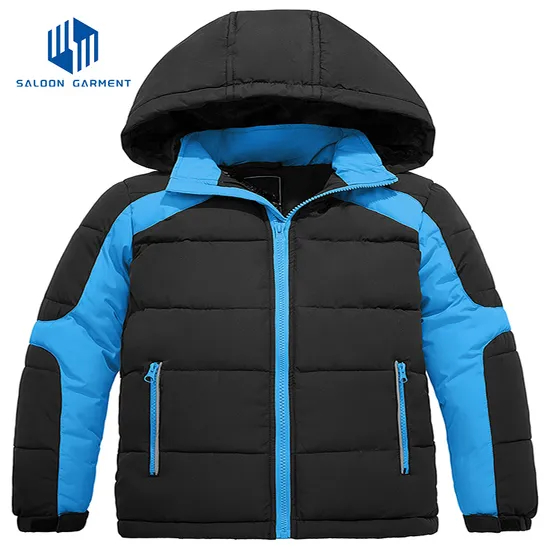 Custom New Fashion Children's Windproof Quilted Winter Outwear Coats Jackets