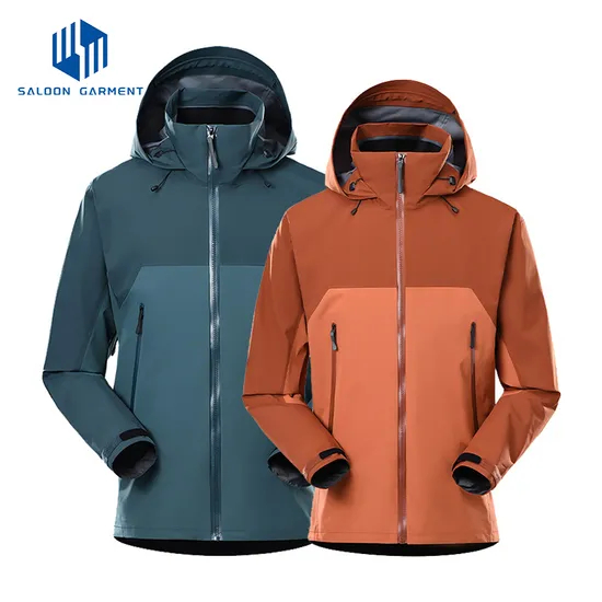 Customized Soft-Shell Windproof Waterproof Breathable Lightweight Hiking Outdoor Jacket
