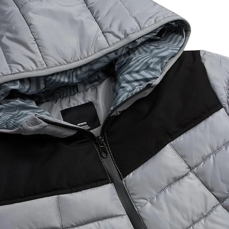 OEM Children Hooded Bubble Puffer Coat Waterproof Outerwear Quilte Winter Jacket