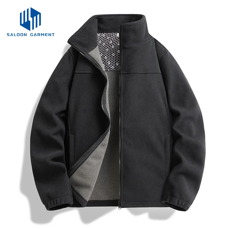 Custom Design Sherpa Fleece Jacket Fashionable Jackets Outdoor Fleece Jacket for Women and Men
