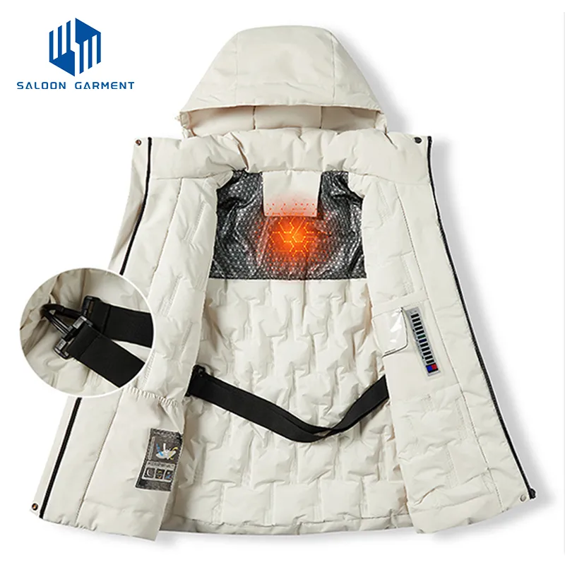 Wholesale OEM Printed High Quality Thermal Insulated Puffer Jacket with Pockets