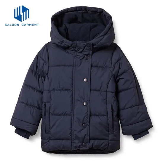 Hot Sale Customized Winter Water Resistant Winter Polyester Padded Boys Ski Jacket