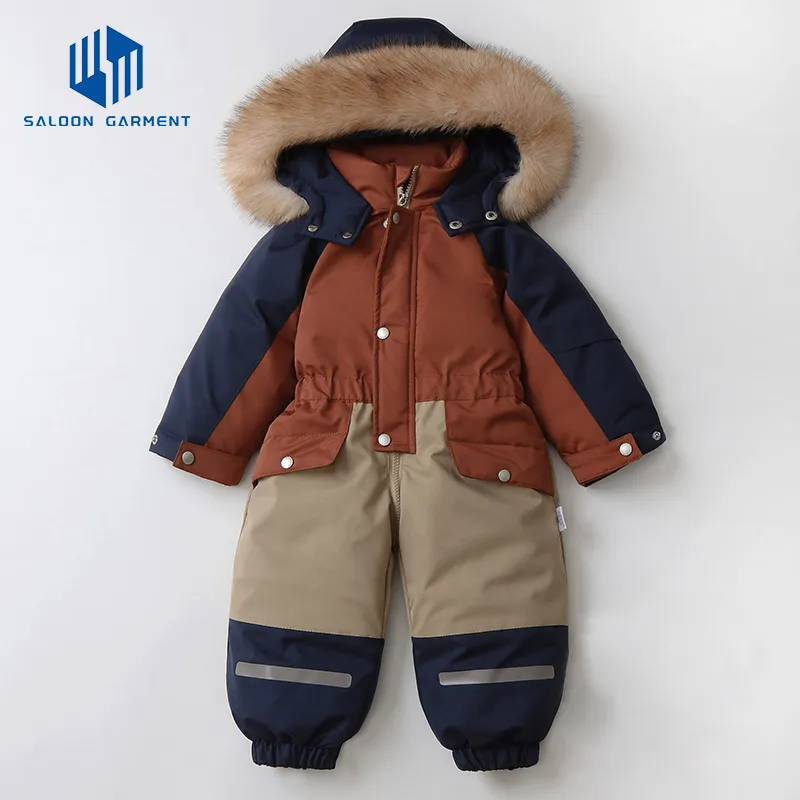 Customized Winter Children's Thickened Warm Winter Skiing Children's Clothes