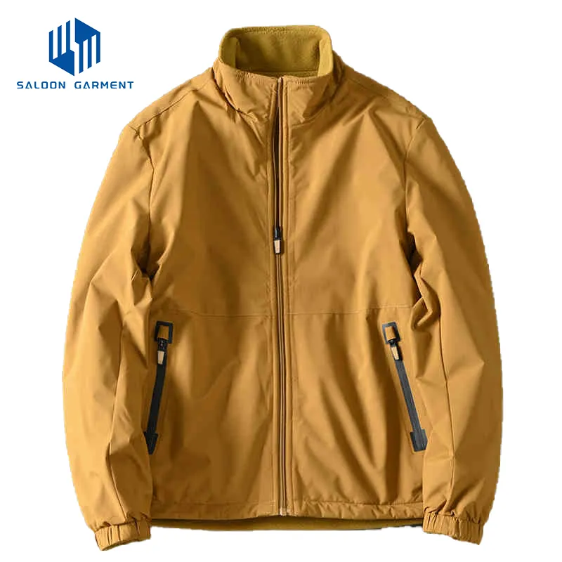 Men's Outdoor Waterproof Soft Shell Hunting Fishing Mountaineering Tactical Jacket Tactical Coat with Fleece