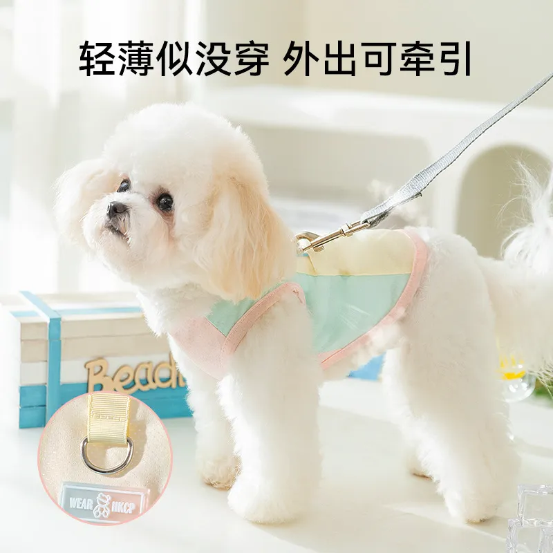Thin Mesh Sunscreen Clothing for Dogs in Spring and Summer, Including Vests