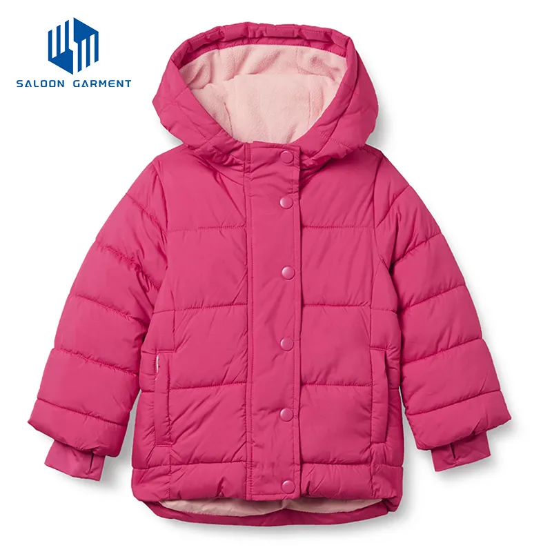 Custom Logo Manufacturer Children Outwear Kids Winter Clothing Warm Thick Ski Jacket
