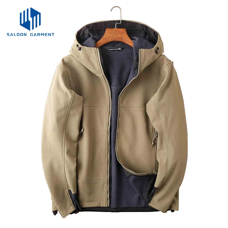 Wholesale 100% Polyester Lightweight Sportswear Waterproof Jacket Outdoor Soft Shell Sports Jacket Unisex Windbreaker Jackets