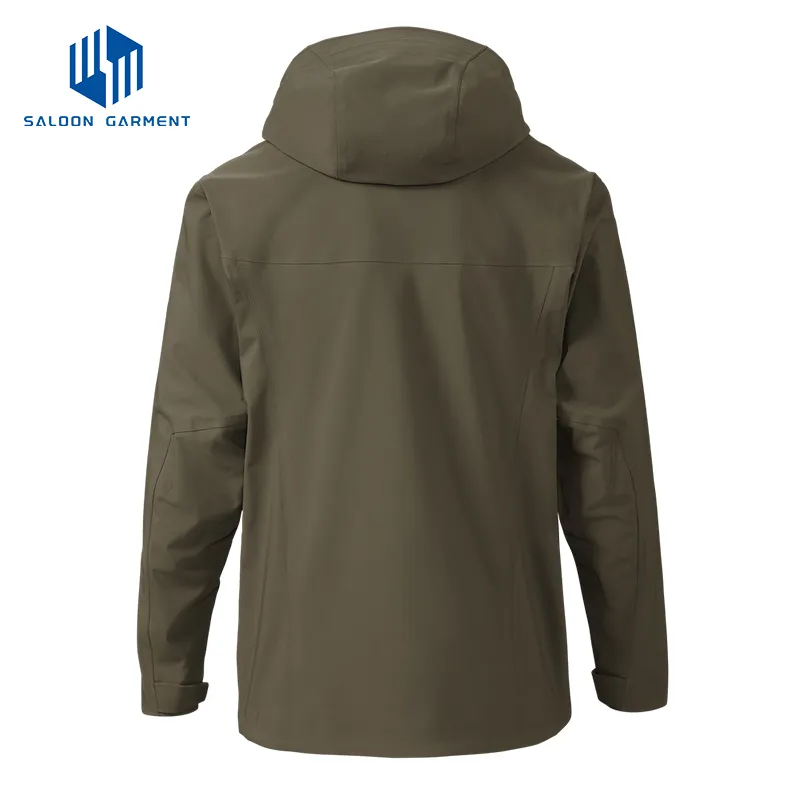 Custom Outdoor Winter Snowboarding Polyester Waterproof Breathable Fishing Jacket