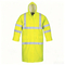 Hivis Outdoor Wear Polyester/PVC Waterproof Reflective Tape Coat with Hood