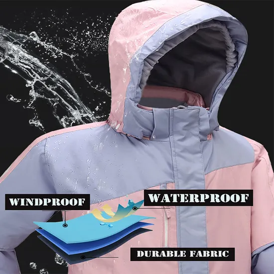 Kid's Waterproof Warm Winter Coat Girl's Outdoor Windbreaker Snowboarding Ski Jacket