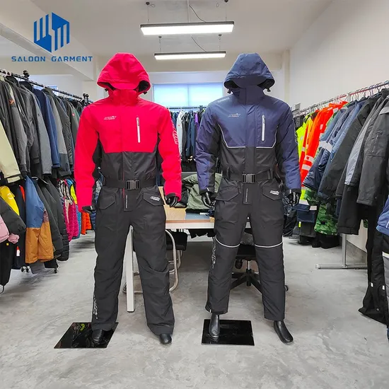 Winter Outdoor Waterproof One Piece Ski Suit Coveralls Men Snowsuit Skiing Jumpsuits