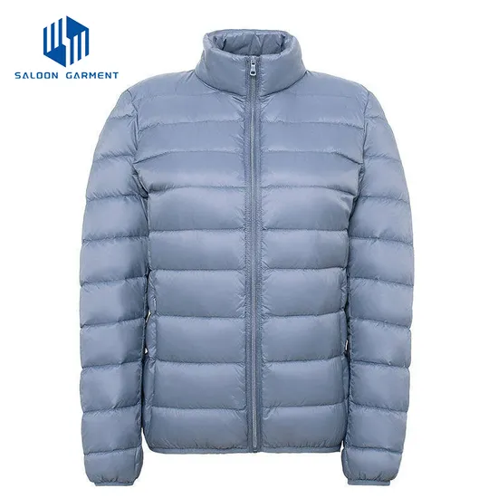 Customized Women's Packable Lightweight Puffy Coat Quilted Winter Warm Jacket