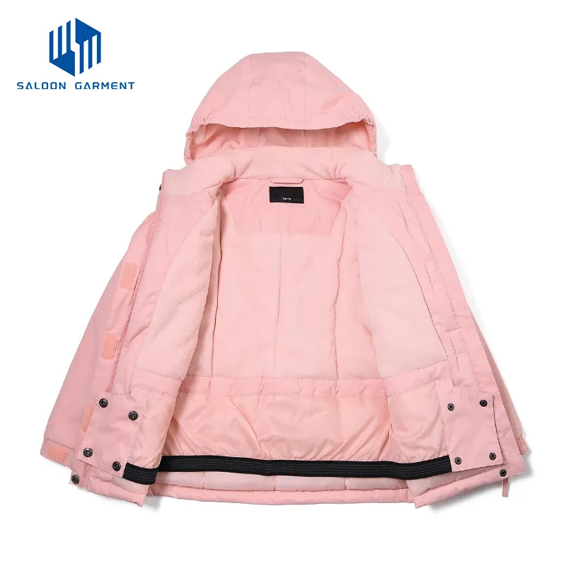 OEM Waterproof Snow Insulated Fleece Outdoor Winter Coat Girl's Snowboarding Ski Jacket