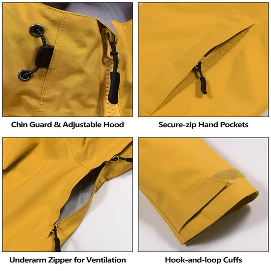 2.5 Layer High Quality Casual Spring Outdoor Sports Waterproof Windbreaker Jackets