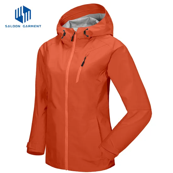 2.5 Layer Fabricmountain Outdoor Waterproof Running Hiking Rain Windbreaker Jacket