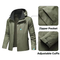 Men's Windbreaker Lightweight Waterproof Raincoat Rain Jacket for Outdoor Hiking
