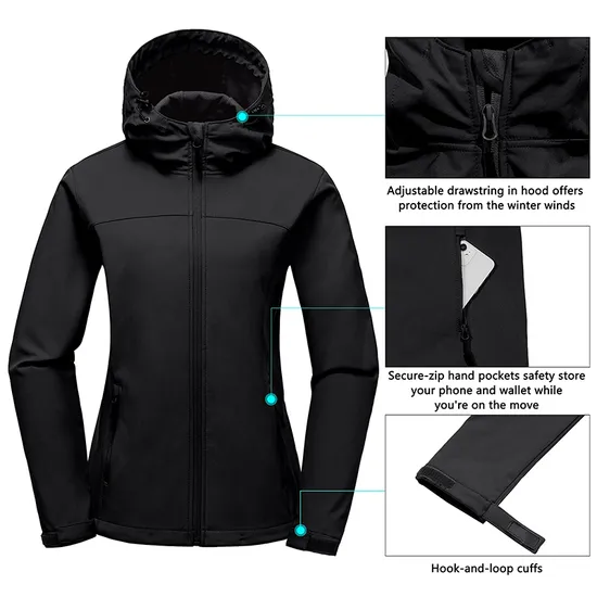 Outdoor Fishing Mountain Hiking Windproof Tactical Fleece Softshell Jacket