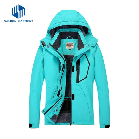 Women's Waterproof Windbreaker Warm Winter Hooded Mountain Snow Coat Ski Jacket