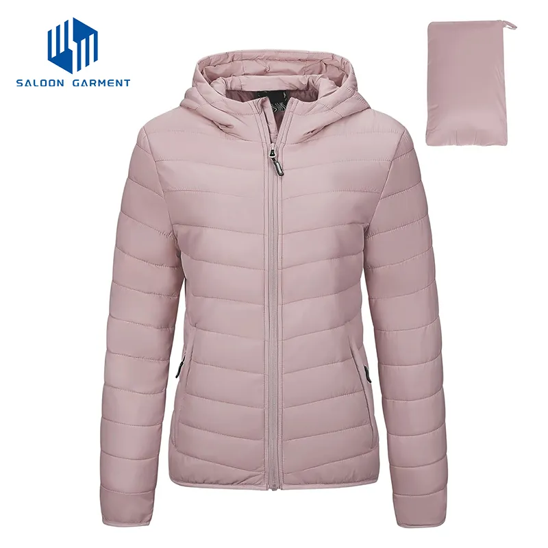 Women's Winter Coat Screen Print Puffer Down Jacket for Hiking Travel Snow