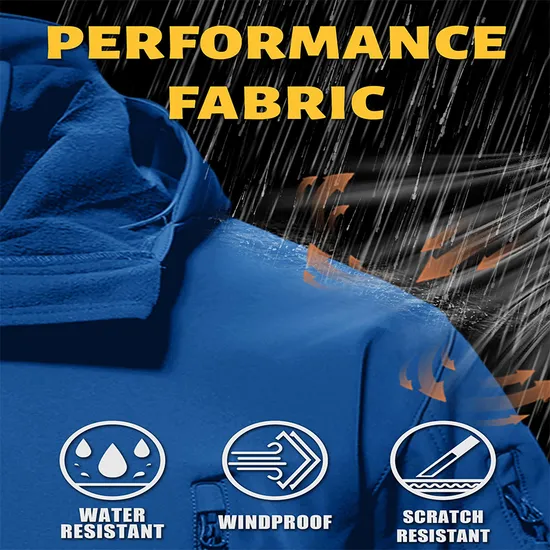 Men's Fleece Warm Winter Tactical Softshell Jacket