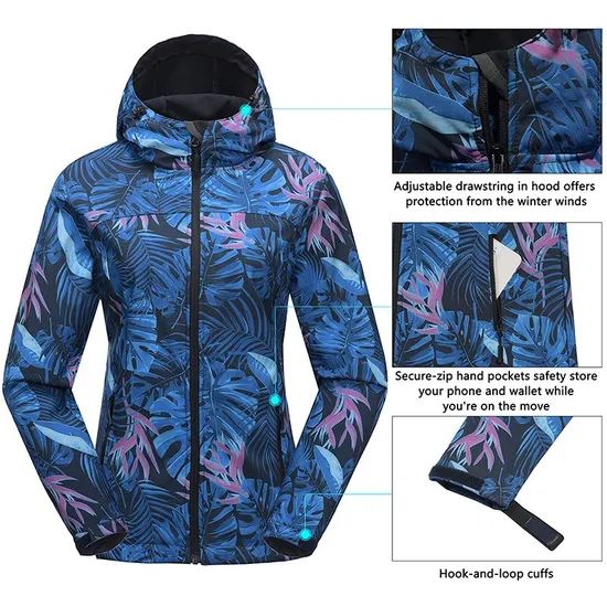 Women's Insulated Breathable Waterproof Tactical Softshell Jacket