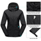 Women's Fleece Lined Windproof Outerwear Tactical Softshell Jacket for Running Hiking Traveling