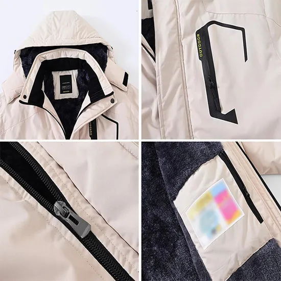 Men's Fashion Winter Mountain Waterproof Windproof Rain Snow Ski Jacket