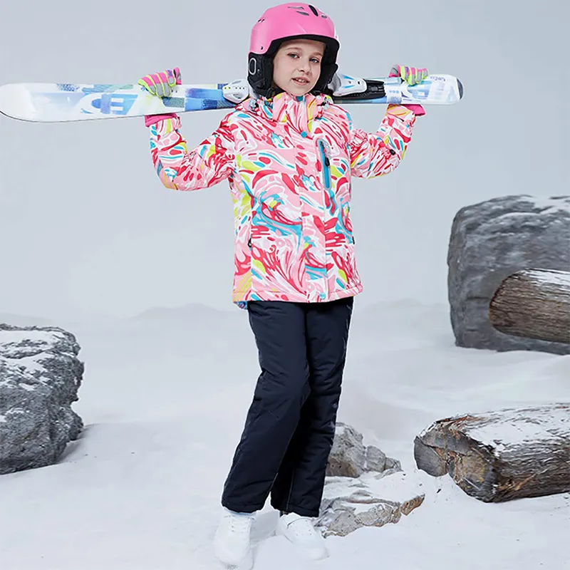 Kids Snowsuit One Piece Boys Girls Snowboard Jumpsuits Coveralls Snow Ski Suit