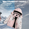 Girl's Waterproof Thick Padded Warm Winter Coat Hooded Snowboarding Ski Jacket