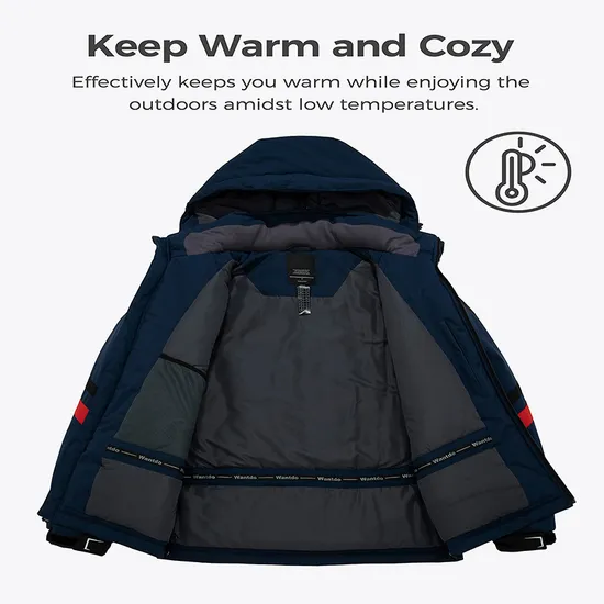 Men Winter Coats Warm Waterproof Windproof Skiing Snowboarding Sports Ski Jackets