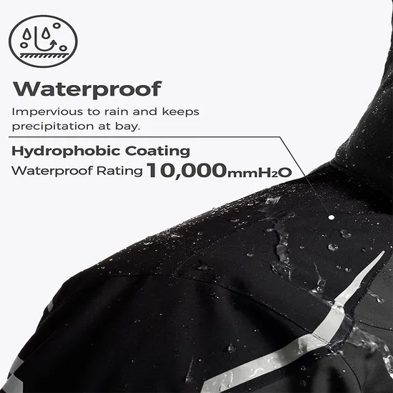 Men's Warm Water Resistant Insulated Windproof Winter Snow Coat Snowboarding Ski Jacket