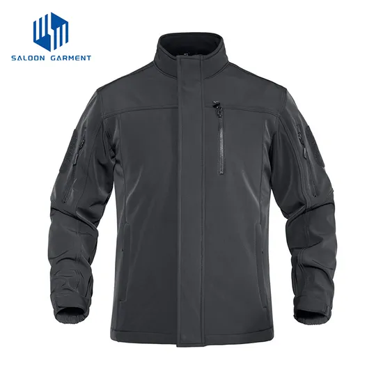 Men's Fleece Lined Waterproof Lightweight Hiking Hooded Winter Soft Shell Tactical Jacket