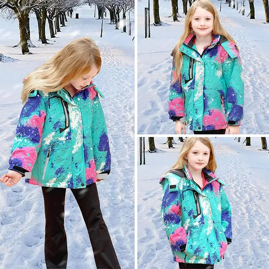 Girls' Waterproof Warm Windproof Snow Winter Coat Ski Jacket