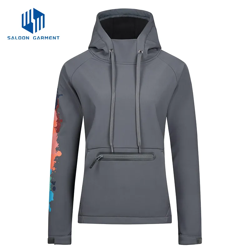 Custom Womens Sports Wholesale Windproof Waterproof Outdoor Softshell Jacket