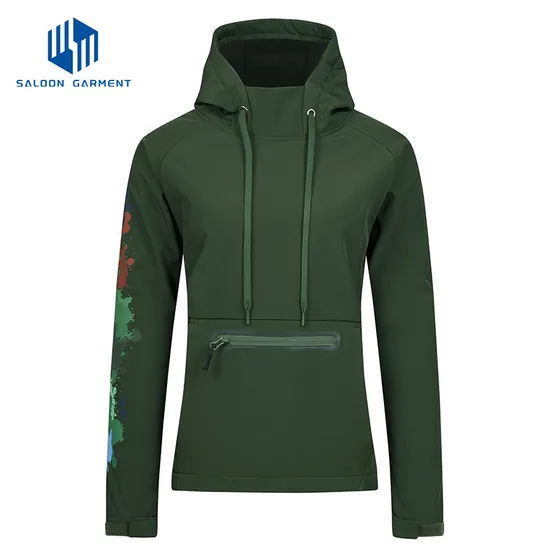 New Custom Embroidered Logo Fleece Outdoor Casual Windproof Outwear Winter Women Jacket