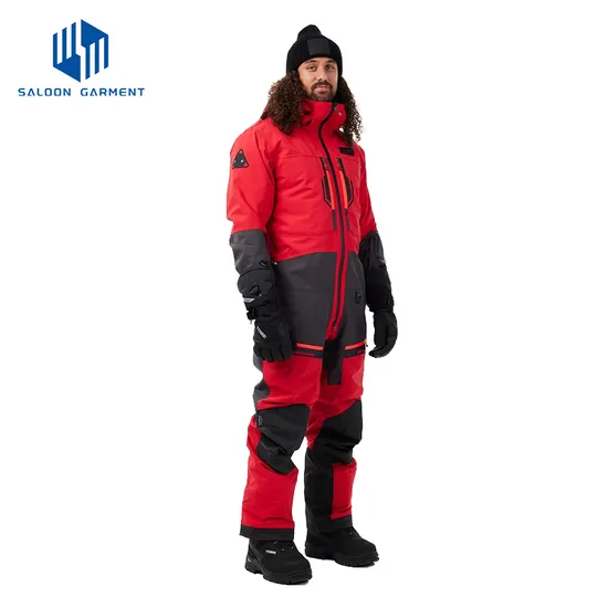 Women Men's Ski Suits One Piece Jumpsuit Winter Outdoor Waterproof Warm Snowsuits
