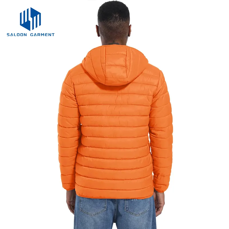 Men's Winter Outerwear Windbreaker Coat Puffer Down Jacket with Custom Logo