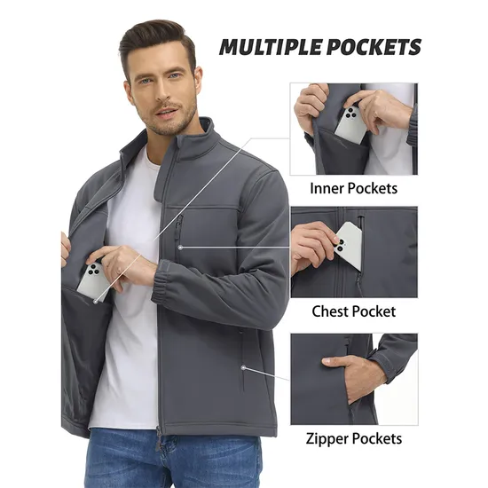 Custom Waterproof Winter Outwear Tactical Gear Softshell Jackets