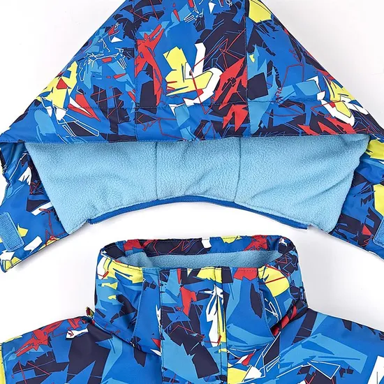 Kids' Waterproof Ski Jacket with Windproof Hood for Outdoor Adventures