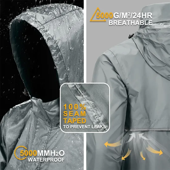 Outdoor Windbreaker Waterproof Raincoat Outdoor Rain Coats Jackets