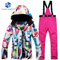 Women High Quality Customized Waterproof Snowboarding Outerwear Ski Suit
