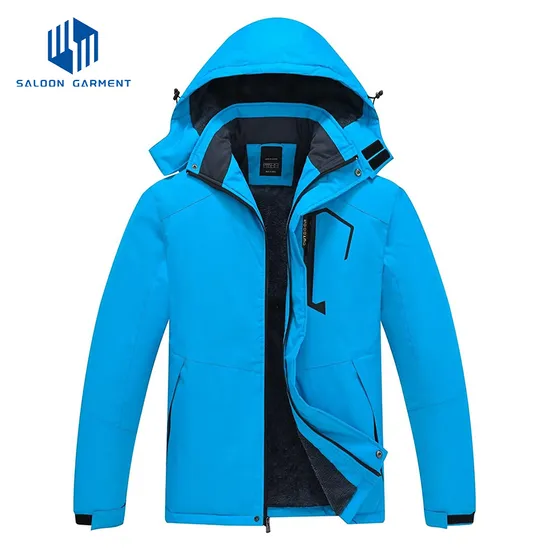Men's Waterproof Windproof Warm Coat Ski Snowboarding Jacket with Detachable Hood