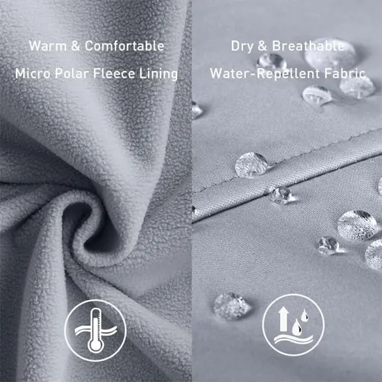 Water Resistant Fleece Lined Winter Outdoor Coats Tactical Softshell Jacket