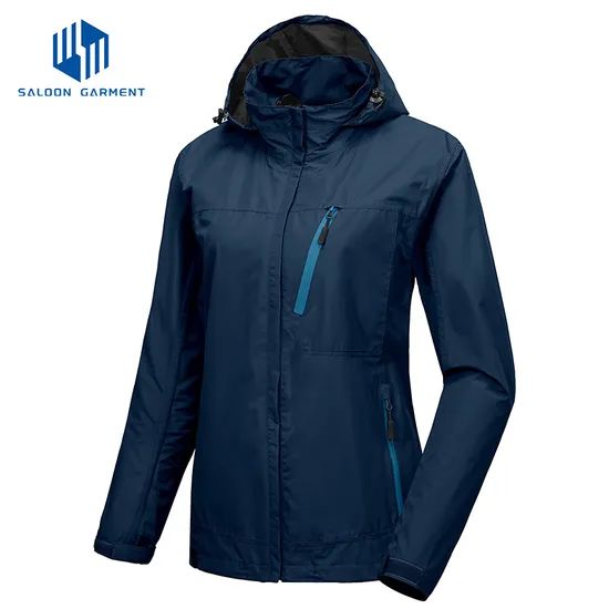 Custom Wholesale Outdoor Lightweight Water Repellent Womens Windbreaker Jackets