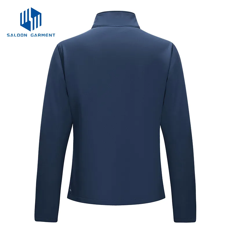 Wholesale Women's Custom Embroidery Logo Waterproof Polyester Coats Windbreaker Softshell Jackets