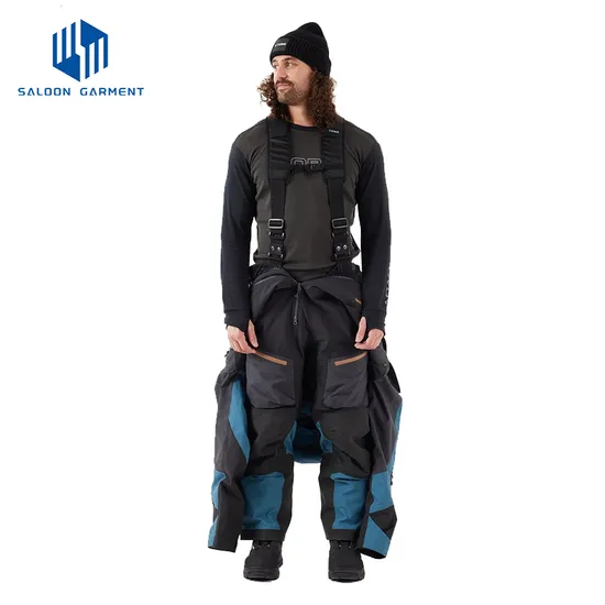 Winter Overall Waterproof Breathable Men's Outdoor Snowmobile Wear Snowsuit