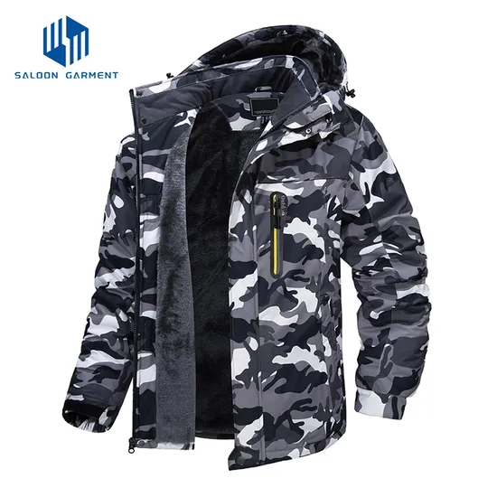 Custom Mens Winter Coat Outdoor Clothing Waterproof Ski Jacket