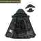 Men's Winter Outdoor Sports Wear Windbreaker Fleece Down Ski Jacket
